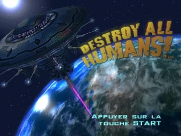 Destroy All Humans! screen shot title